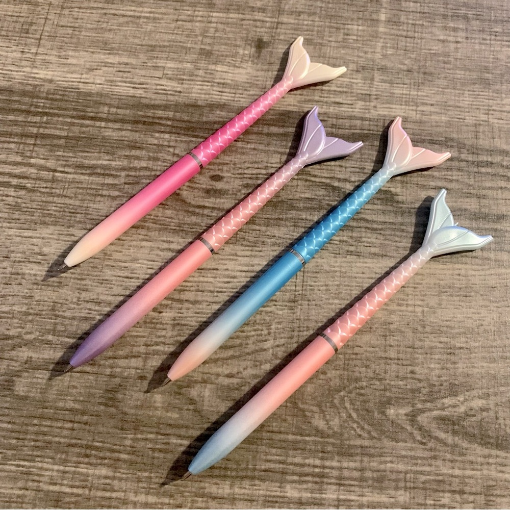 🍒🍒 2 Random Mermaid Ballpoint Pens - Picture 8 of 8